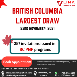 British Columbia PNP draw 2021immigration application, Express Entry draw, international graduates, work permit, Canadian immigrant labor market, permanent residence, travel restriction Canada