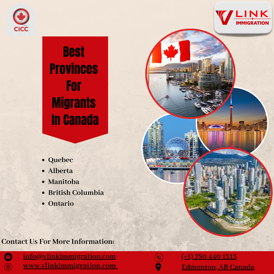 Best provinces for migrants in Canada