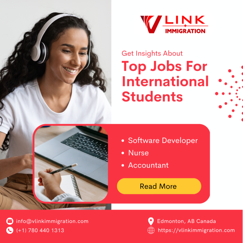 List of Top Jobs for international students in Canada