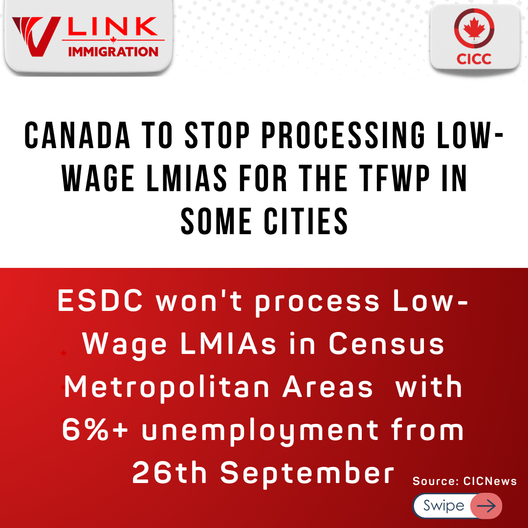 Low-Wage LMIA Processing Suspension